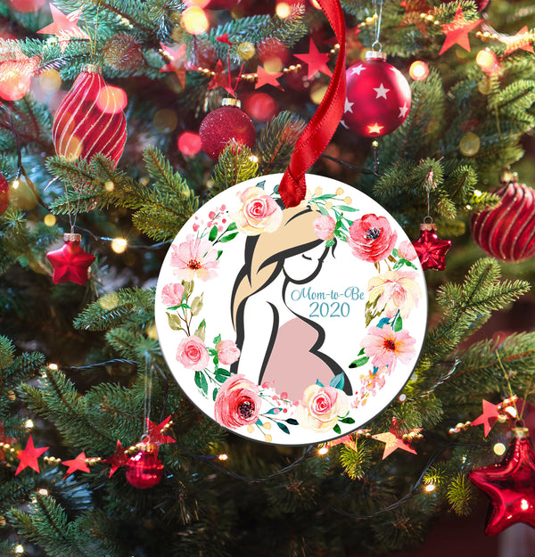 Mom To Be 2020 Christmas Ornament Family Ornament Mothers Gift Ornament Keepsake Mom Gift