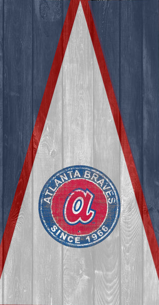 Atlanta Braves Retro Cornhole Wrap Vinyl Decal Sticker Vintage Bag Toss Custom