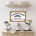 Coffee Bar Sign | Coffee Bar Decor | Kitchen Sign | Coffee Sign |  Kitchen Wall Decor | Framed Personalized Art | Real Wood Not Canvas