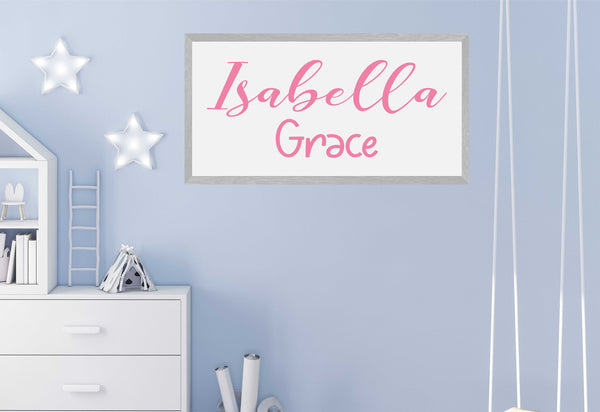 Nursery Name Sign | Baby Name Sign | Nursery Name Sign Wood | Baby Girl Decor | Girl Nursery Decorations | Personalized Nursery Sign |