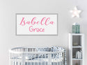 Nursery Name Sign | Baby Name Sign | Nursery Name Sign Wood | Baby Girl Decor | Girl Nursery Decorations | Personalized Nursery Sign |