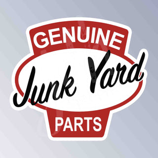 Junk Yard Parts Rat Vintage Style Vinyl Decal Sticker Hot Rod Rat Rod Motorcycle Fink Helmet Toolbox Exhaust Classic Car Man Cave Race Car