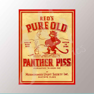 Panther Piss  Vintage Style Vinyl Decal Sticker Hot Rod Rat Rod Motorcycle Fink Helmet Toolbox Exhaust Classic Car Man Cave Race Car