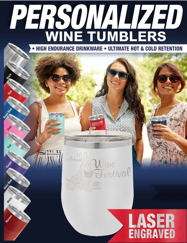 Personalized Engraved YETI® W/ Lid Wine Tumbler Bridesmaid 