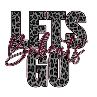 Brandywine Bobcats LETS GO! Cheetah Crewneck