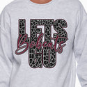 Brandywine Bobcats LETS GO! Cheetah Crewneck