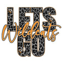 Marcellus Wildcats LETS GO! Cheetah Crewneck