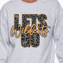 Marcellus Wildcats LETS GO! Cheetah Crewneck