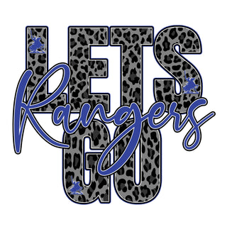 Cassopolis Rangers LETS GO! Cheetah Crewneck