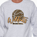 Marcellus Wildcats Basketball Cheetah Crewneck