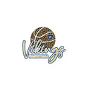 Niles Vikings Basketball Cheetah Crewneck